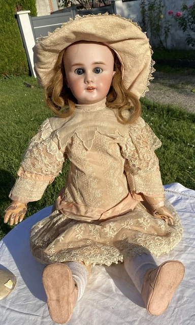 poupee jumeau tampon rouge tête jumeau 10 54 CM bouche fermée