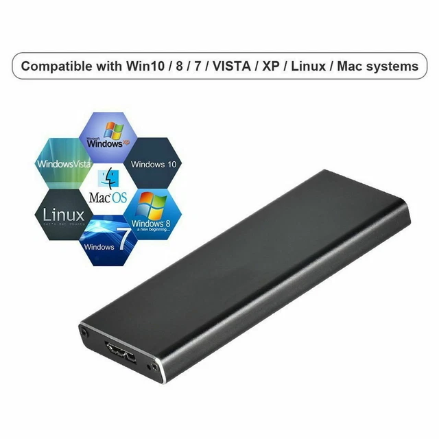 Adattatore Sintech M.2 NGFF SATA A USB 2.0 Con Cavo - Per SSD 2230/2242/2260/2280