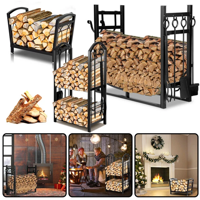 Brennholz-Rack Kaminholz-Stapler-Halter, Holzlagersystem Für Den