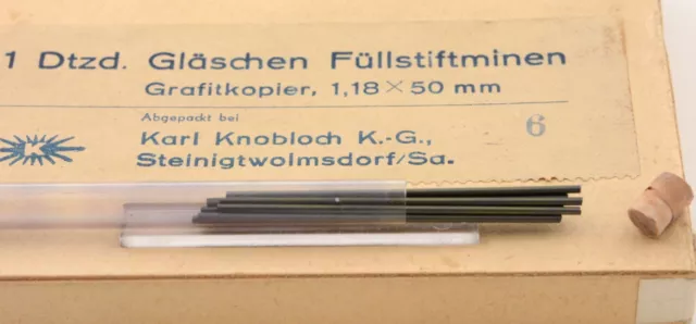 Karl Knobloch Minen 1,18 mm 7 Stück Kopierminen Grafitkopier pencil leads copy