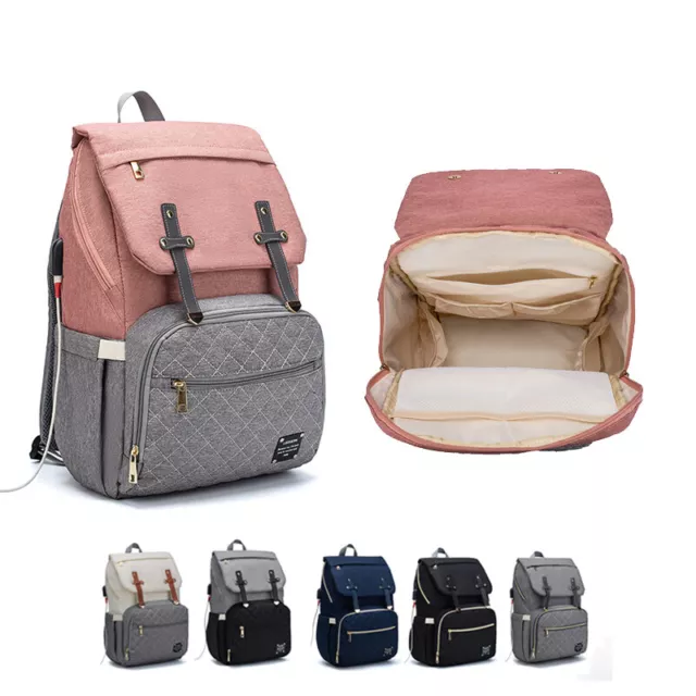 Waterproof Backpack Baby Outing Bag Mummy Maternity Nappy Bag Diaper Storage Bag