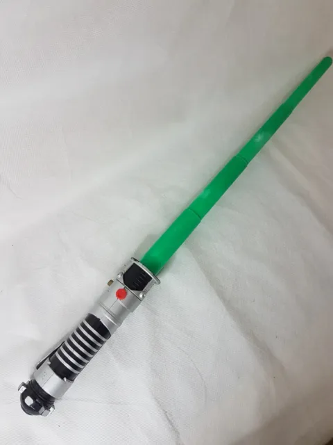 Star Wars Light Saber Flick Out Vintage Extendable Green 2002 Rare Cos Play