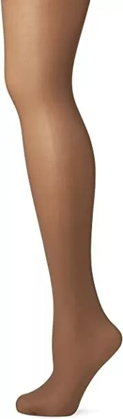 Fiore Nina Classic Tights Semi Opaque Slight Sheen 40 Denier S to XL Tan & Black 2