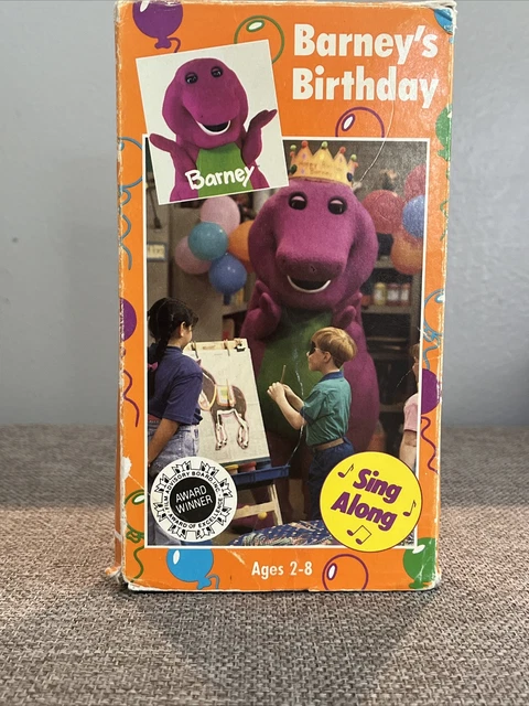 Barney Barneys Birthday Vhs 1992 The Lyons Group Tape Classic Kids Barney Barneys Birthday Vhs 1992 The Lyons Group Tape Classic Kids