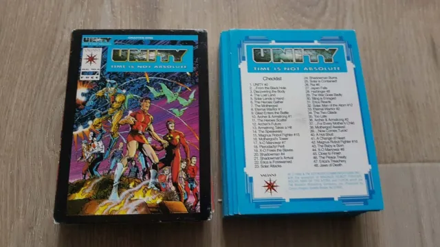 Set complete of 90 Trading Cards Unity Valiant Time Is Not Absolute - 1992