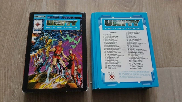 Set complete of 90 Trading Cards Unity Valiant Time Is Not Absolute - 1992