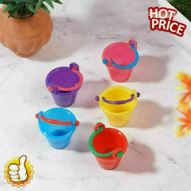 5pcs 1:12 Miniature Mini Small Bucket Doll S6G6 House Toy N9 7Y9I T4C5