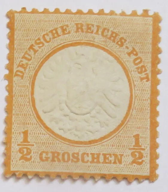 Briefmarke Deutsches Reich - 1872 - 1/2 Groschen Ungestempelt