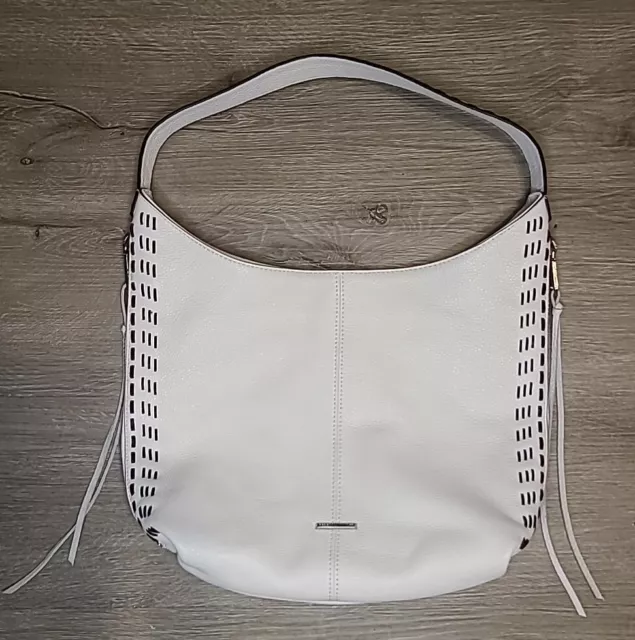 Rebecca Minkoff Bryn Ladies Medium Leather  White Hobo Handbag