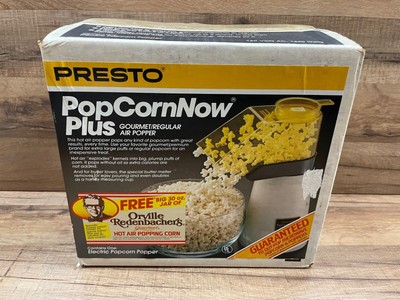 Presto Popcorn Now Plus Gourmet Air Popper Vintage NOS 04820