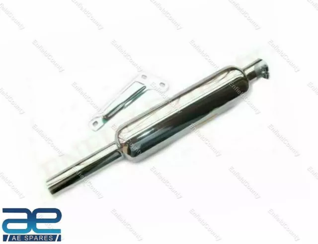 Silencieux d'échappement plaqué chrome pour motos Royal Enfield 350cc...