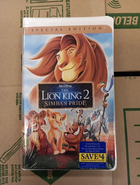 THE LION KING 2 Simba's Pride Disney VHS Clamshell NEW SEALED £17.04 ...