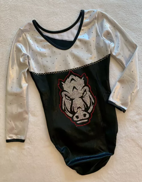 University of Arkansas NCAA RAZORBACK Leotard COMPETITION Gymnastics GK College University of Arkansas NCAA RAZORBACK Leotard COMPETITION Gymnastics GK College