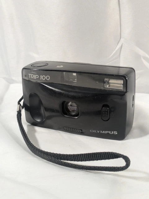OLYMPUS TRIP 100 35mm Film Point Shoot Camera Tested Works