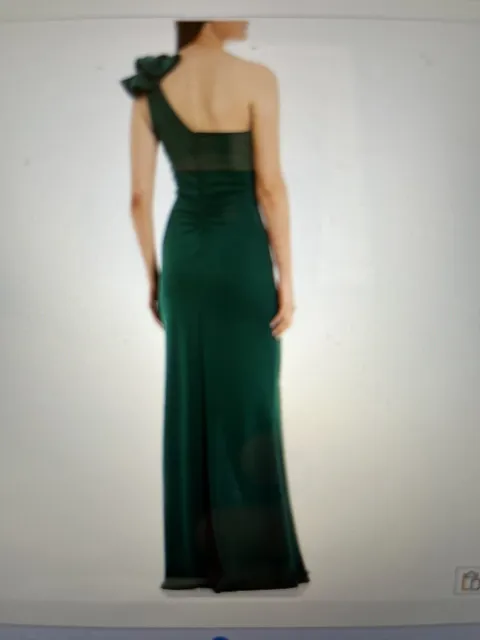 HUNTER GREEN PROM Dress - Medium (Size 6) $37.00 - PicClick