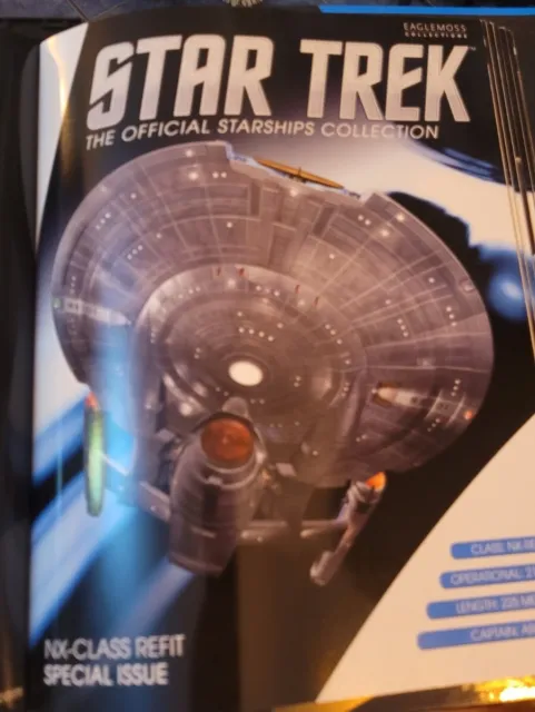 Star Trek Eaglemoss Special Issue NX01 Enterprise Refit & Magazine