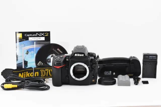 "Nikon D700 12.1 MP Digital SLR Camera w/battery grip MB-17 [Exc+++] From Japan