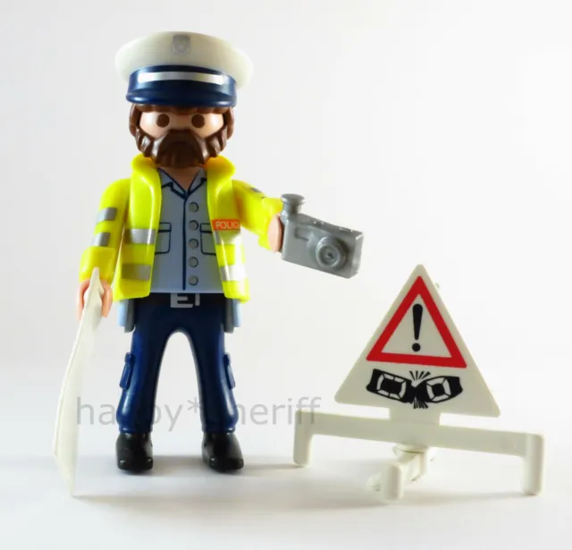Playmobil Policier avec Camera Traffic Controller Mystery Series 13 9332 NEUF