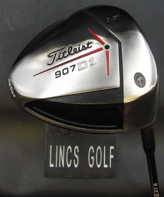 Titleist 907 D1 9,5° Fahrer steifer Graphitschaft Golf Pride Griff