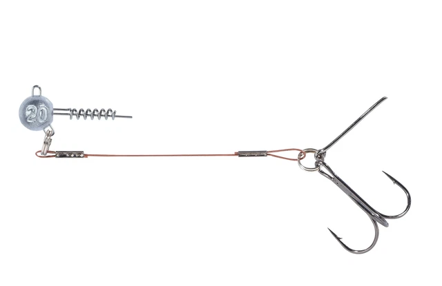 Balzer Shirasu Hecht System mit Screw Jighead 5,5cm 6,5cm 7,5cm 5g 10g 15g 20g