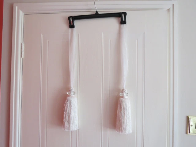 Curtain Tie Backs, Tassel And Bead Trim