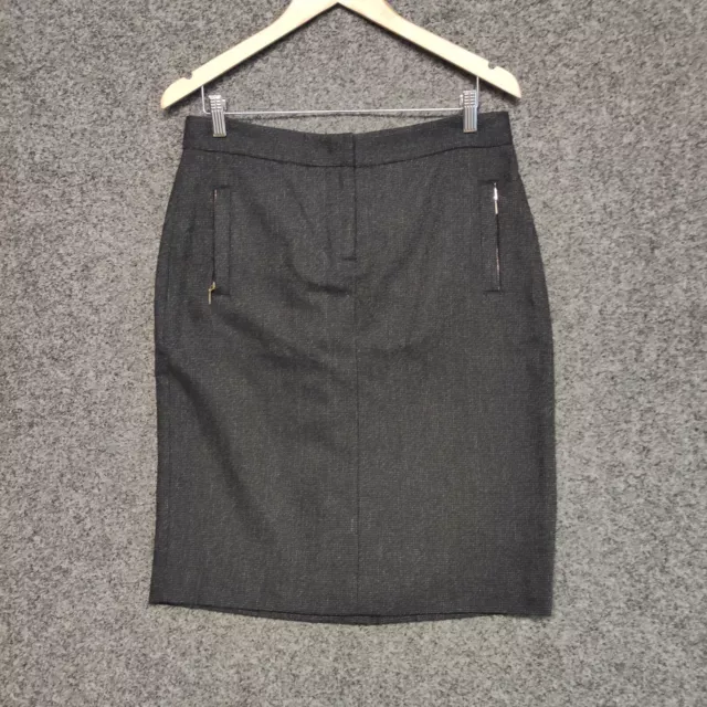 Trenery Pants Size 16 Women's Stone Linen Blend Elastic Waist Pockets  Straight