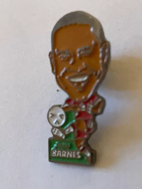 Liverpool football club enamel pin badge - John Barnes - collectors item!