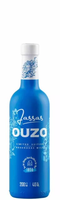 Jassas Ouzo 40% 0,2l | Limited Edition | Älteste Ouzo Destillerie der Welt