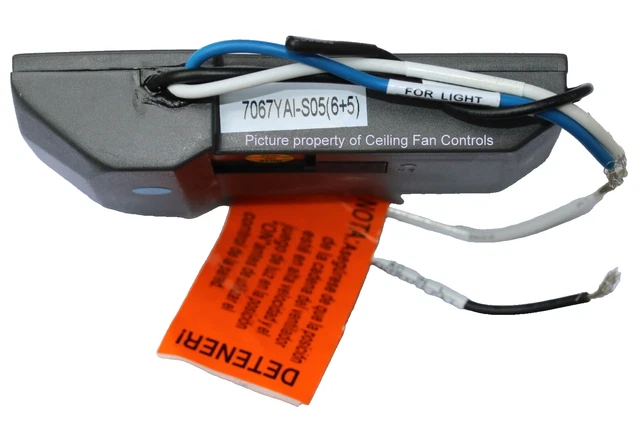 Hampton Bay UC7067 Ceiling Fan Receiver – 7067Y-05H (6+5) – Supports Reverse