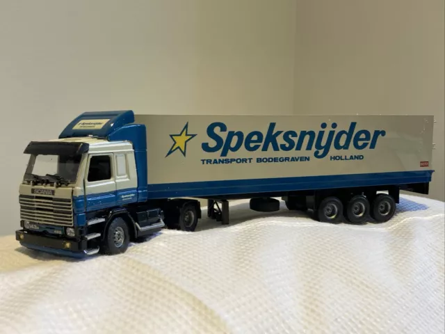 Tekno 1/50 Scale, Scania 143 Artic Truck Speksnyder Holland Ideal For Code 3