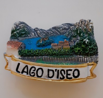 Italia Lago Iseo Sebino frigo calamite fridge magnet Kühlschrankmagnet IT 