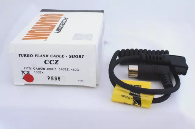 Quantum Ccz Turbo Flash Cable Short Canon