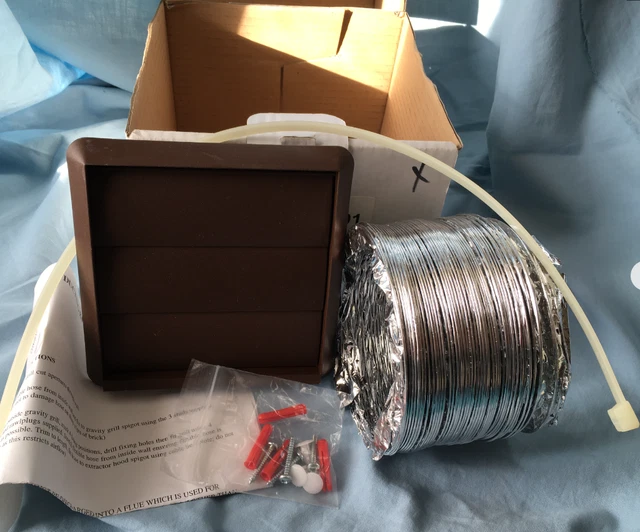 LUXAIR DUCTING KIT (LA001) for cooker hood venting flexialuminium £9.