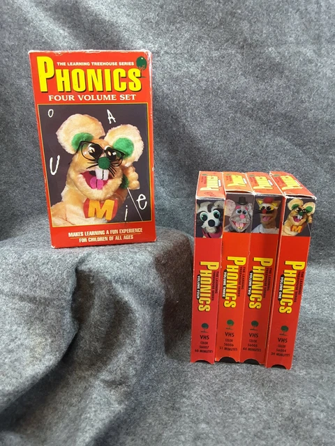 LEARNING TREEHOUSE SERIES Phonics 4 Volume VHS Box Set Rare Children £ ...