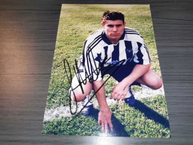 James Milner hand signed Newcastle united autograph card