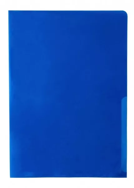 100 x Sichthüllen Aktenhüllen A4 0,08mm oben und rechts offen Blau