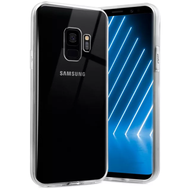 Handy Hülle für Samsung Galaxy S9 Silikon Schutzhülle Transparent Dünn Soft Case