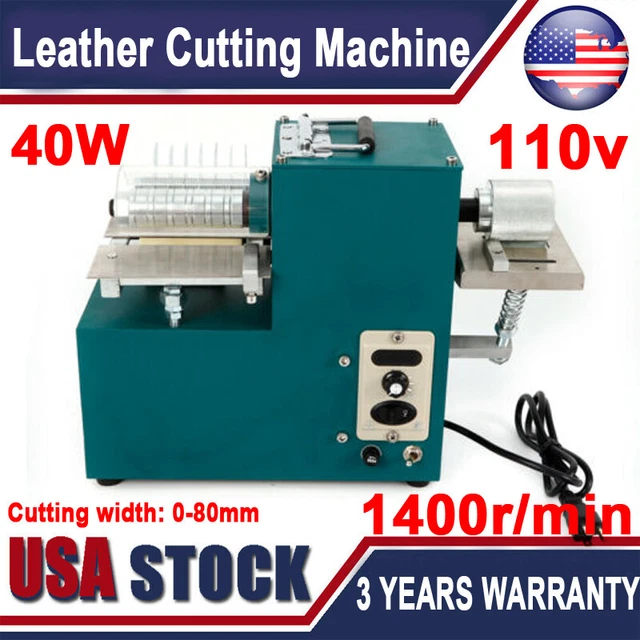Leather Cutting Machine Slitting ,Leather Slitter,Shoe Bag Cutter 110V Premium