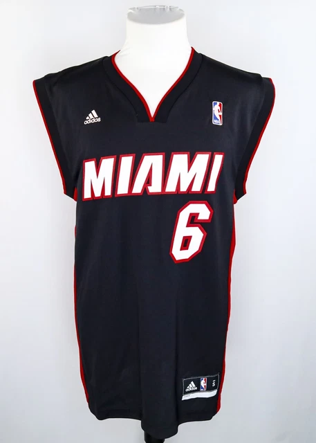 Miami Heat Lebron James #6 Jersey S - Maillot Nba Vintage Adidas Basketball