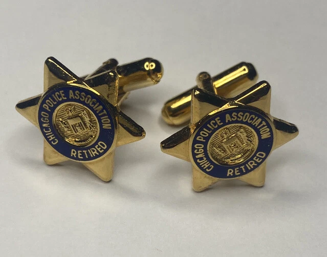 Chicago Police Association Retired Cuff Links - CPD - Chicago Police Department