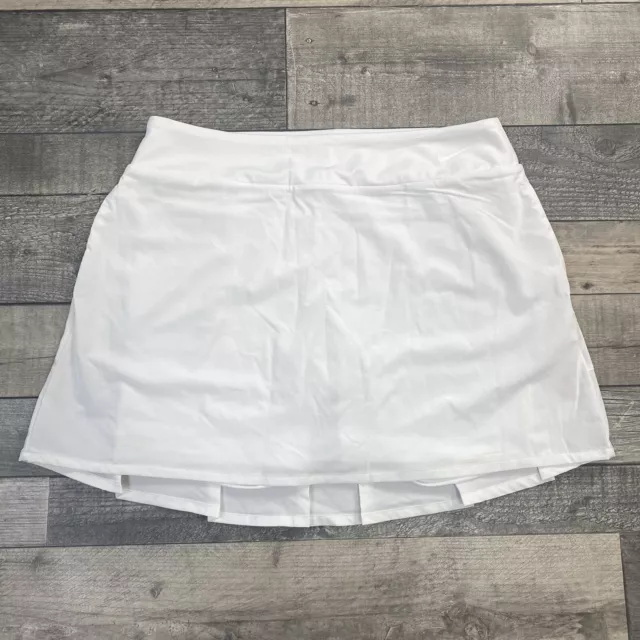 Nike Womens Golf Skirt Flex Fairway White 2In1 Skort Size Medium