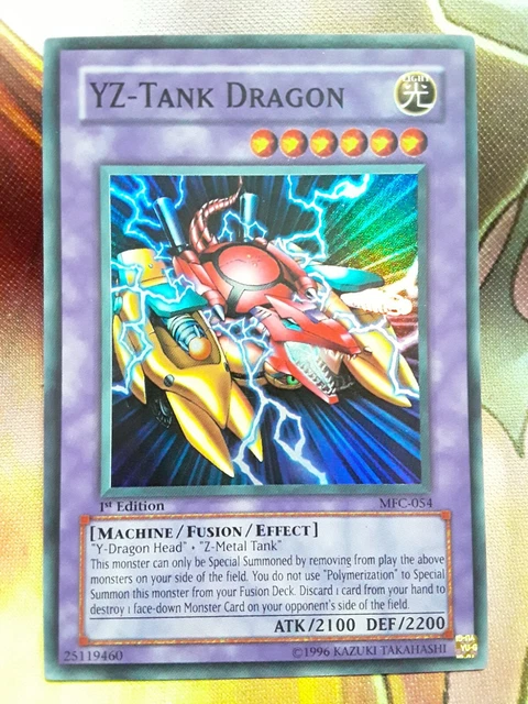 Yugioh YZ-Tank Dragon Super Rare MFC-054 1st Edition Lightly Played