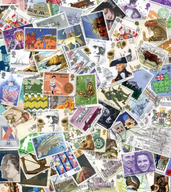 50 Different GB Commemorative stamps - Fine Used Mixture Ex FDC *FREEPOST*