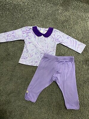 Versace Baby Girls Top And Leggings Outfit, Age 3 Months