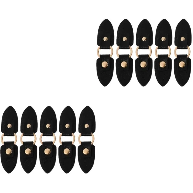10 Pairs Metal Buckle DIY Clothing Buttons Accessories Coat Toggle Hook
