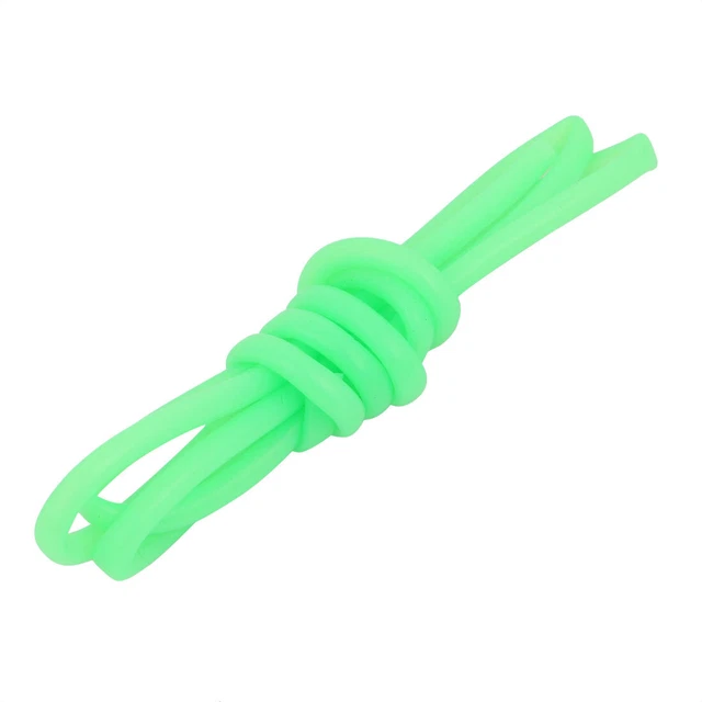 3 x 5mm Température Résistant Silicone Caoutchouc Tube Tuyau Tube Vert Clair 1M