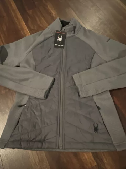 NEW SPYDER WOMENS Ski Jacket Size XL Gray $70.00 - PicClick