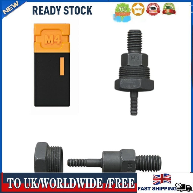 Rivets Nuts Insert Flat Head Threaded for Hand Riveter Gun Tools (M4)