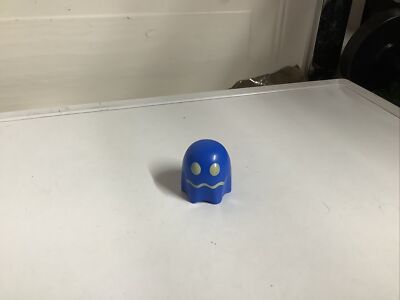 PAC Man Fantasma Blu Itzy Super Morbido Peluche Cuscino da Viaggio Cuscino & Eye Mask 