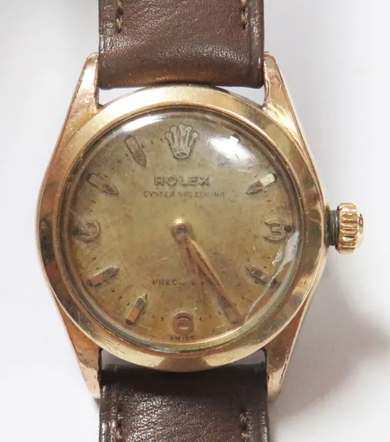 1956 Rolex Speedking Oyster Precision Plated #6418 1956 Rolex Speedking Oyster Precision Plated #6418